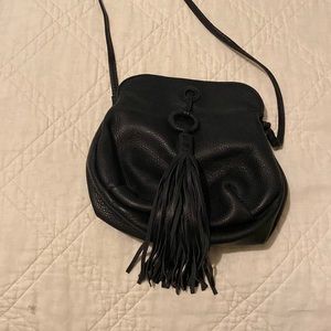 Hobo Birdy Tassel Leather Crossbody